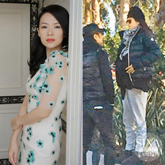 章子怡懷孕后，這帽子戴的也太奇特