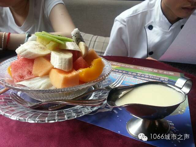 水果沙拉。真材實料。