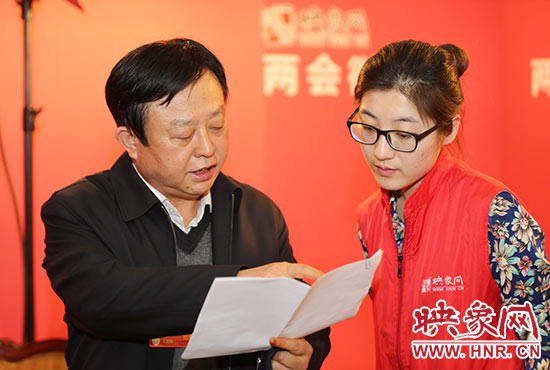 全國人大代表喬彬接受映象網(wǎng)采訪。