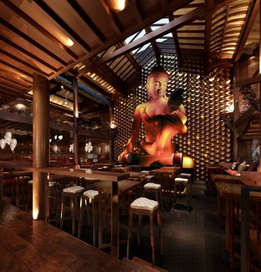 佛像“助陣”酒吧，爭議炸開鍋