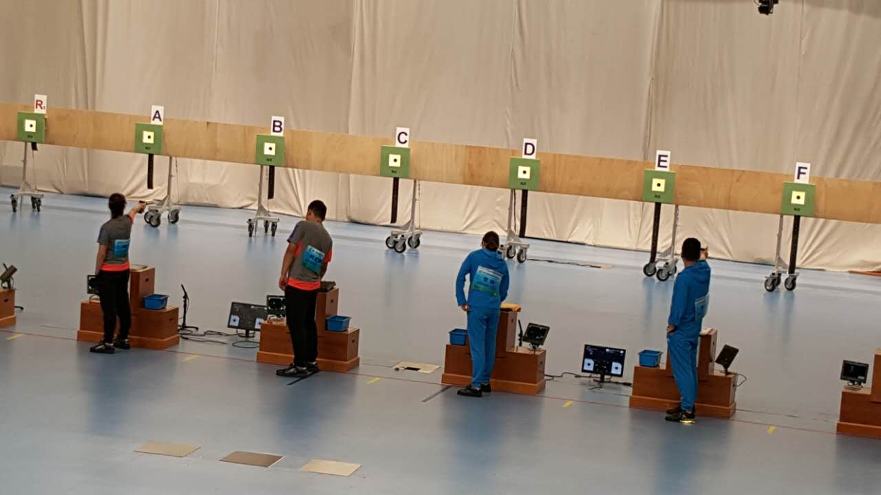 全運(yùn)會(huì)10米氣手槍混合團(tuán)體 何正陽、周瑩為河南再摘一銀