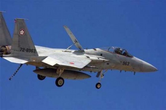 資料圖：日本自衛(wèi)隊(duì)F-15戰(zhàn)斗機(jī)。