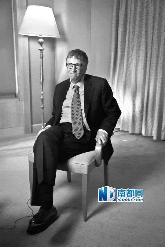 比爾·蓋茨接受美國《滾石》雜志專訪。