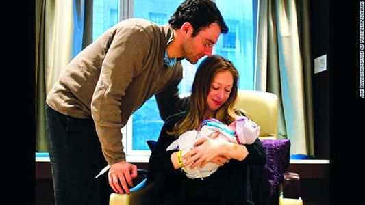 切爾西誕下一女 切爾西誕下一女