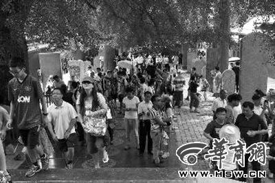 每天都有大量游客涌來，探訪他們心目中的少林