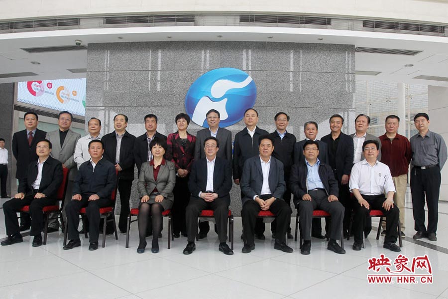 河南省委書記、省人大常委會主任郭庚茂視察河南電視臺 東方今報記者沈翔 劉棟杰/攝