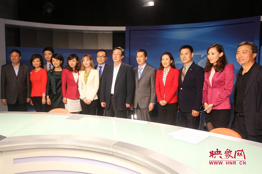 河南省委書記、省人大常委會主任郭庚茂視察河南人民廣播電臺 映象網(wǎng)記者邵恰 段晉哲/攝