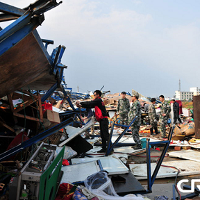 湖南道縣11級暴風襲擊