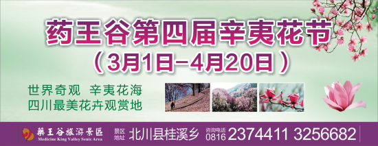 藥王谷第四屆辛夷花節(jié) 藥王谷第四屆辛夷花節(jié)