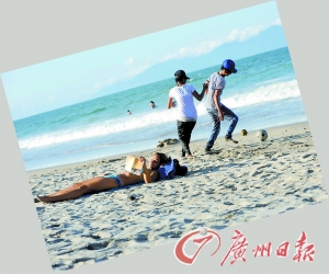 動靜皆宜的沙灘。