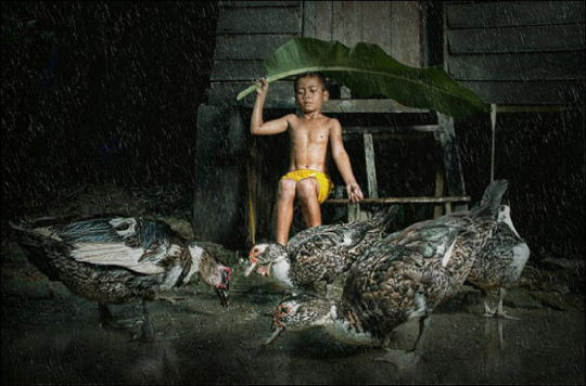 雅加達(dá)勞動的孩子