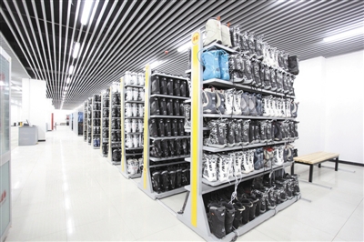 云頂大酒店內(nèi)的雪具大廳。