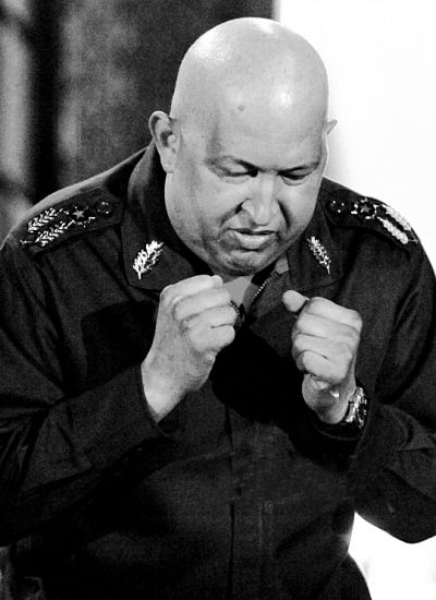 去年選舉期間，查韋斯造勢資料圖。