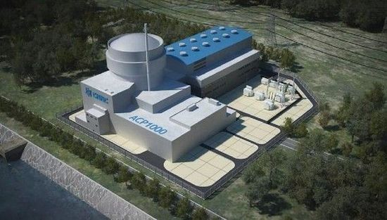 　　AP1000核電站概念圖
