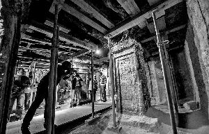 埃及首次向公眾開(kāi)放的古埃及法老圖坦卡蒙乳母之墓內(nèi)景。