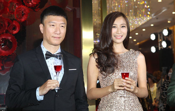 圖為孫紅雷、王駿迪夫婦。