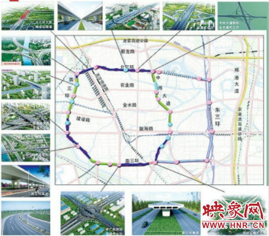三環(huán)快速化工程方案圖。