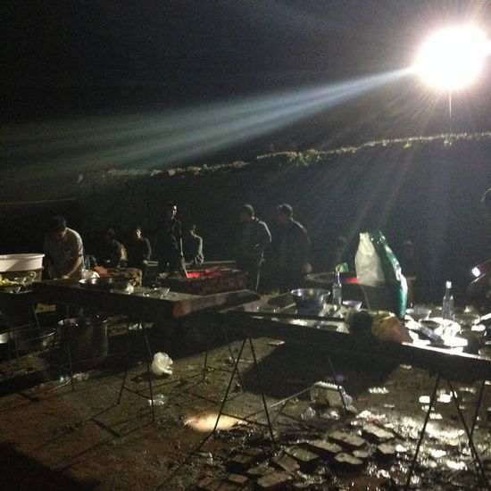 龍頭山鎮(zhèn)災(zāi)民安置點(diǎn)。澎湃新聞 程藝輝 圖