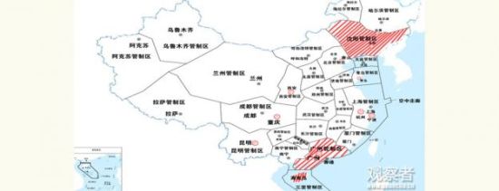 開(kāi)放區(qū)域示意圖