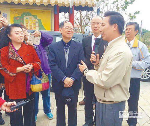 胡耀邦之子率團訪金門強調(diào)兩岸要世代和平友好