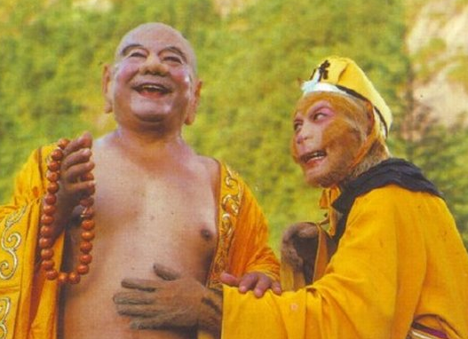 鐵牛《西游記》中彌勒佛劇照。