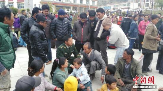 圖為西藏日喀則市吉隆縣吉隆鎮(zhèn)現(xiàn)場。 李國偉 攝