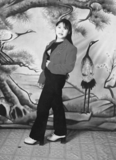 　錢(qián)家保存的錢(qián)仁鳳年輕時(shí)的照片。