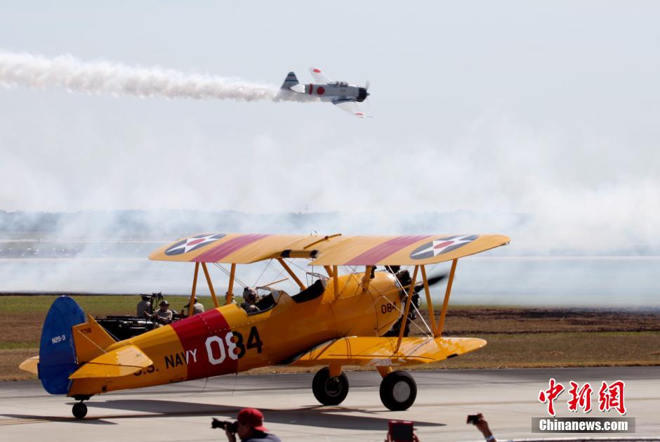第31屆“天翼掠過休斯敦”航空展在美國(guó)第四大城市休斯敦的阿靈頓空軍基地舉行