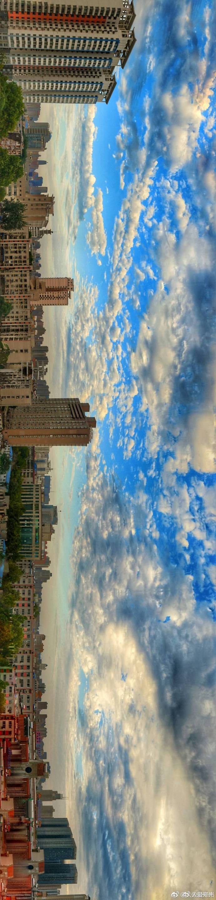 又被鄭州的藍(lán)天刷屏！隨便一拍就是手機(jī)壁紙