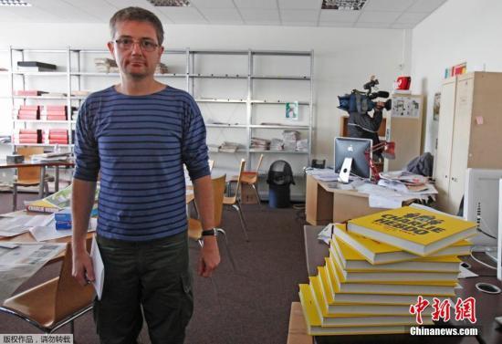 圖為昔日法國《查理周刊》雜志社總部內(nèi)景。