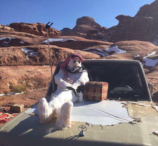 　一位宗教學(xué)者稱堆雪人褻瀆伊斯蘭教，引發(fā)眾多網(wǎng)友不滿。（網(wǎng)頁(yè)截圖）