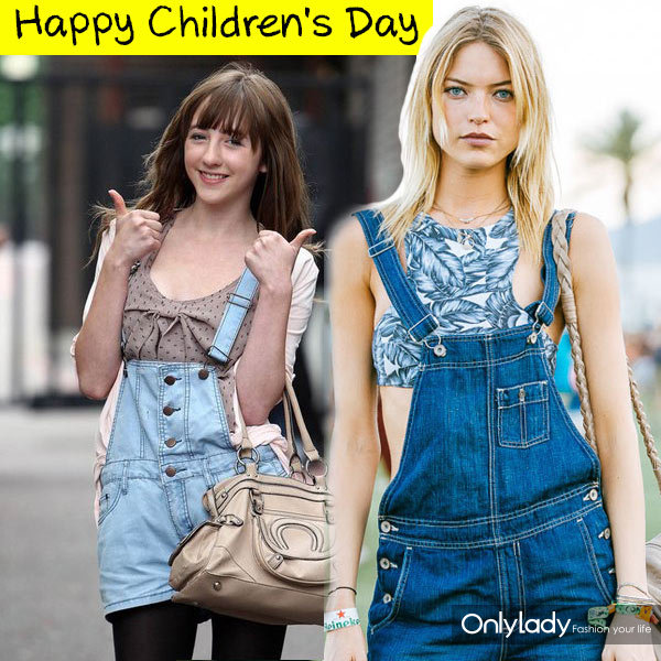 卡通印花最減齡 傘裙時(shí)髦過(guò)六一