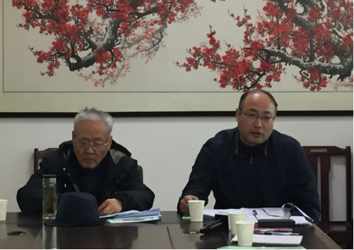 （左：原周口地區(qū)常委秘書長梁祖靈 ；右：鄲城縣委常委組織部長侯磊 ）