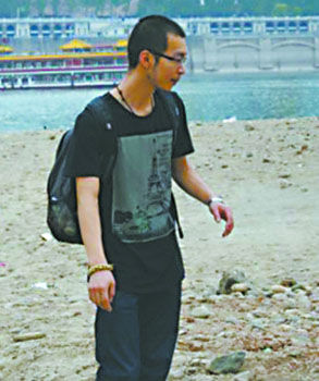 喜歡考古的小楊。受訪者供圖