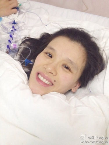 　圖片來源;桑蘭微博。