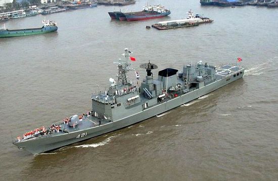 資料圖：中國為泰國建造的納萊頌恩級護衛(wèi)艦。