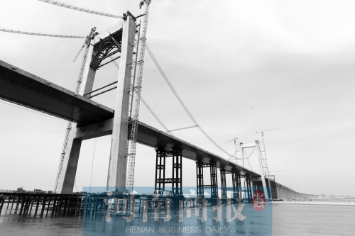 桃花峪黃河大橋明年通車(chē) 鄭州開(kāi)車(chē)到焦作省半小時(shí)