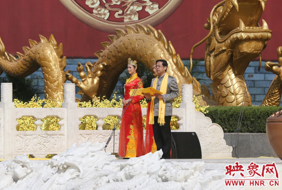 省委副書記、省政協主席葉冬松致歡迎詞。映象網記者 邵恰 攝