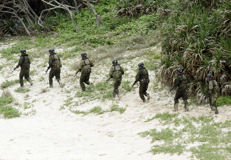 日在距中國最近無人島實施演習(xí)