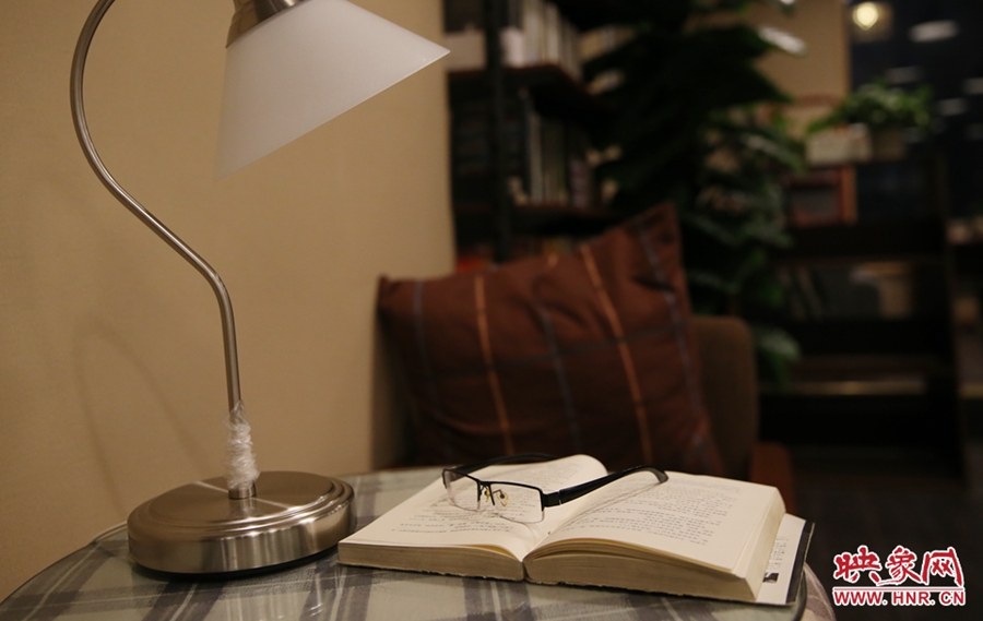 書店內(nèi)的裝飾。