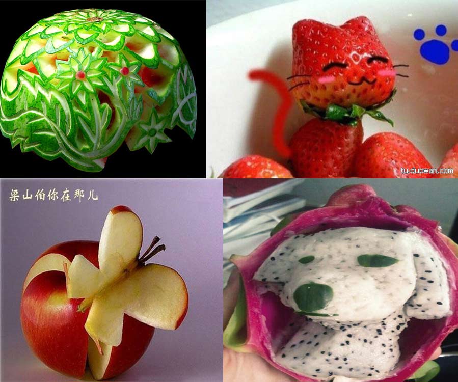 好看又爽口！那些創(chuàng)意十足的水果雕刻藝術(shù)